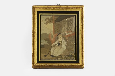 Lot 136 - Three Regency needlework pictures