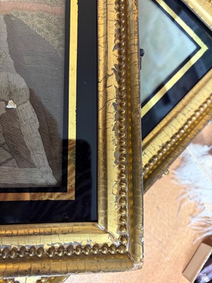 Lot 136 - Three Regency needlework pictures