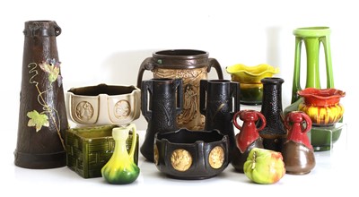Lot 122 - A group of Bretby British art pottery vases