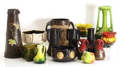 Lot 122 - A group of Bretby British art pottery vases