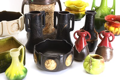 Lot 122 - A group of Bretby British art pottery vases