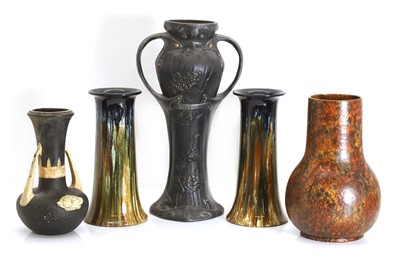 Lot 123 - A group of Bretby British art pottery vases