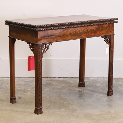 Lot 521 - A George III mahogany card table