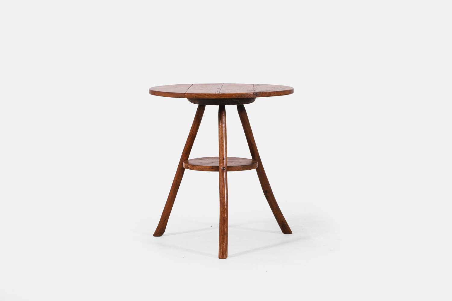Lot 161 - An elm cricket table