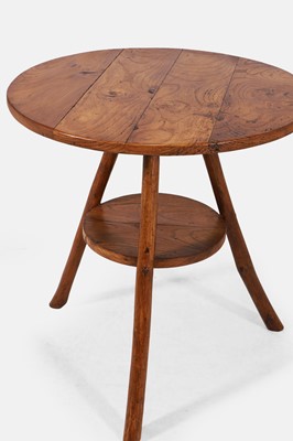 Lot 161 - An elm cricket table
