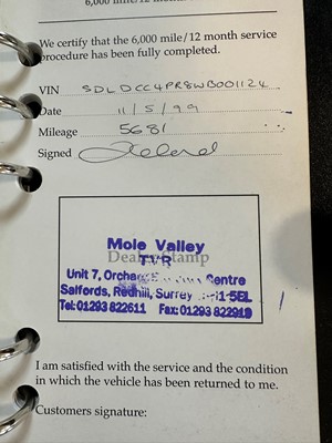 Lot 61 - A 1998 TVR Chimaera 400