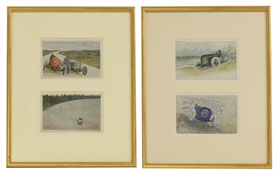 Lot S F Hess Co. Cobb Shinn early racing postcards