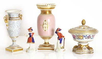 Lot 119 - A pair of Derby porcelain figures