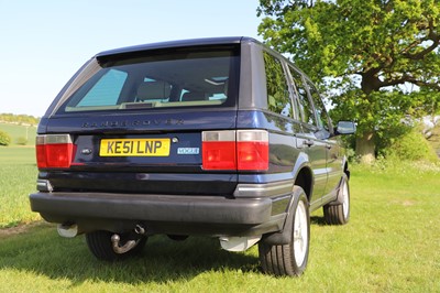 Lot 60 - A 2001 Range Rover P38 Vogue 4.6 V8 automatic