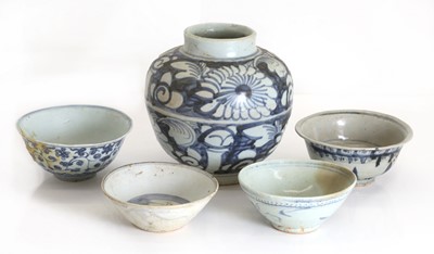 Lot 56 - Four provincial Chinese bowls