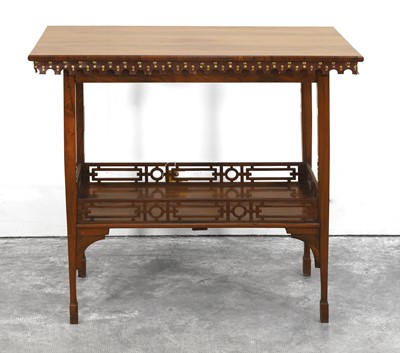 Lot 540 - A Victorian rosewood side table
