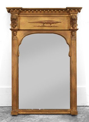 Lot 493 - A Regency giltwood pier mirror
