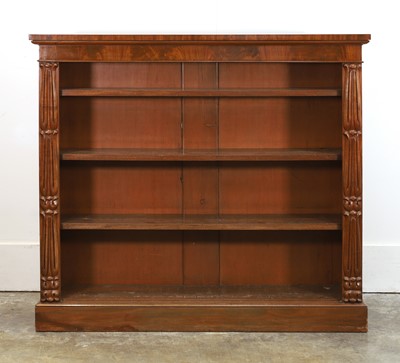 Lot 549A - A William IV mahogany open bookcase