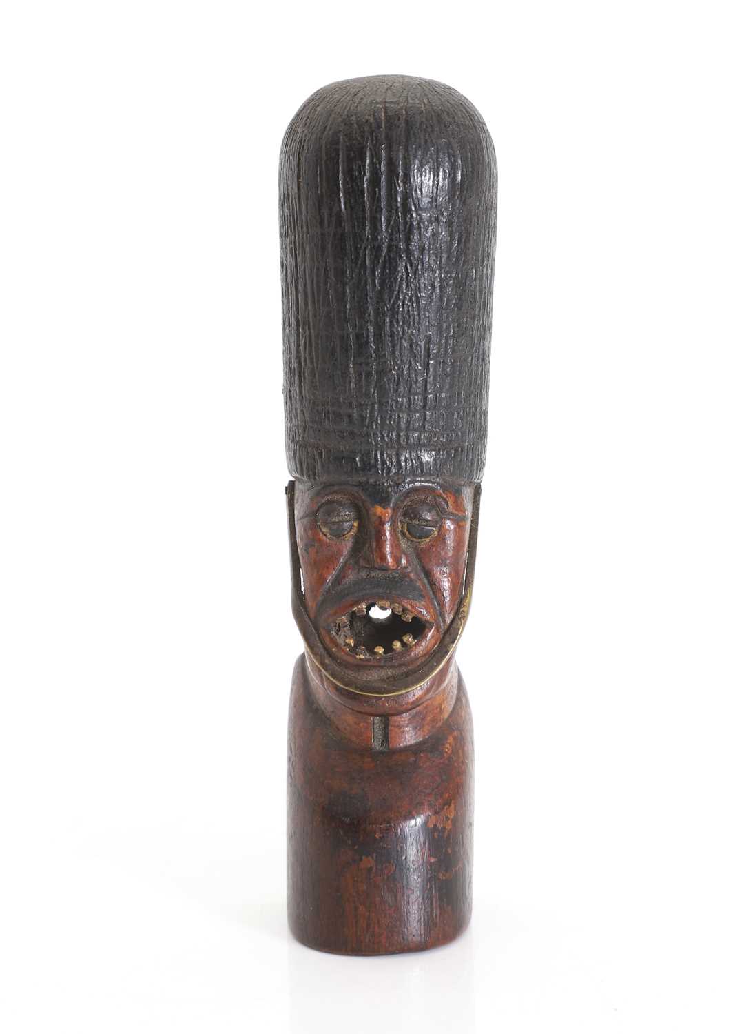 Lot 325 - A trench art figural carving