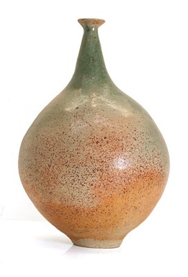 Lot 117 - A large Studio Pottery bottle vase