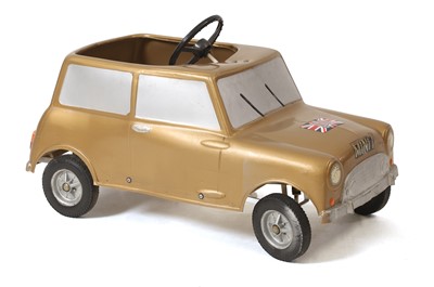 Lot A 1960s Leeway Mini Cooper Mk1 pedal car