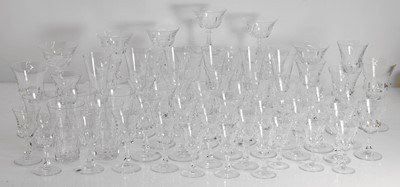 Lot 161 - A Val St Lambert 'Senlis' pattern glass table service