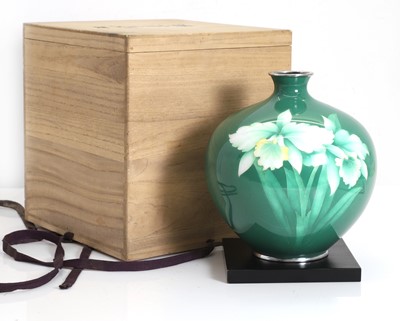 Lot 51 - A Japanese cloissone vase