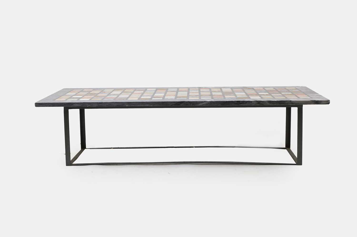 Lot 643 - A marble-topped coffee table