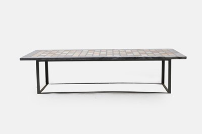 Lot 643 - A marble-topped coffee table