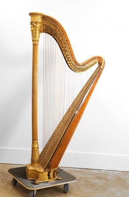 Lot 303 - A regency Sebastian Erard 43-string 'double-action' harp