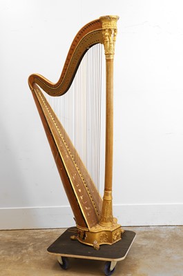 Lot 303 - A regency Sebastian Erard 43-string 'double-action' harp