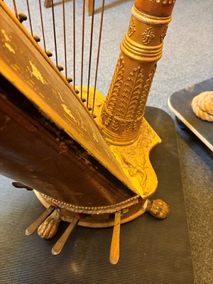 Lot 303 - A regency Sebastian Erard 43-string 'double-action' harp