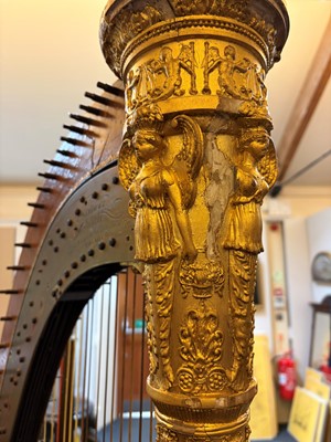 Lot 303 - A regency Sebastian Erard 43-string 'double-action' harp