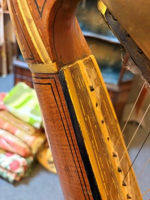 Lot 303 - A regency Sebastian Erard 43-string 'double-action' harp