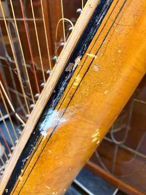 Lot 303 - A regency Sebastian Erard 43-string 'double-action' harp