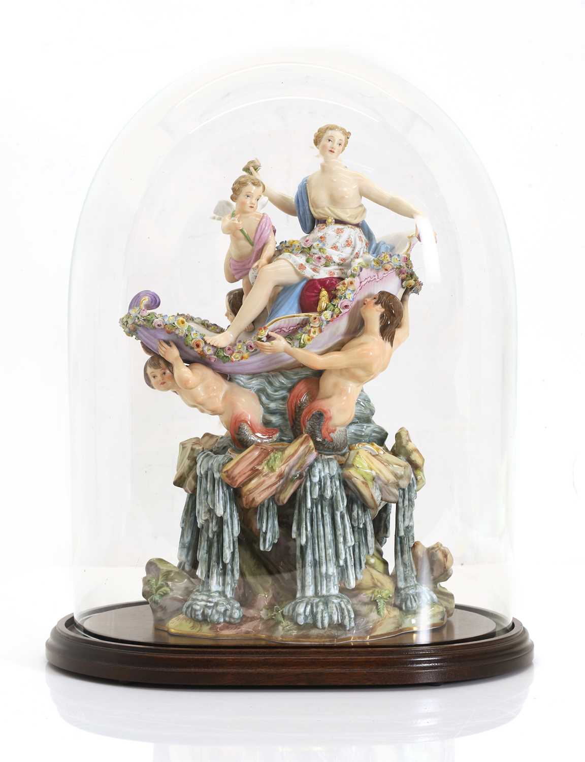 Lot 113 - A Large Mythological Porcelain Group by Meissen
