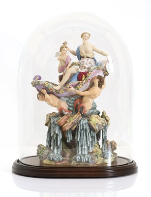 Lot 113 - A Large Mythological Porcelain Group by Meissen