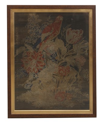 Lot 307 - A Victorian woolwork picture