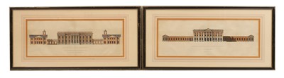 Lot 303 - Two architectural engravings
