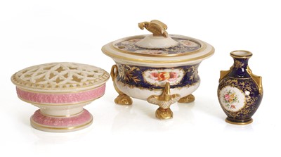 Lot 103 - A Coalport miniature vase