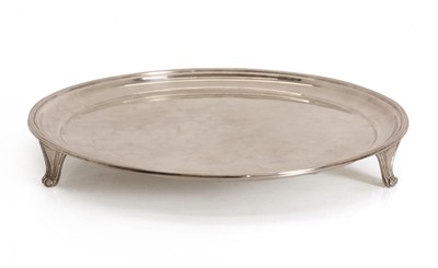 Lot 7 - A silver salver
