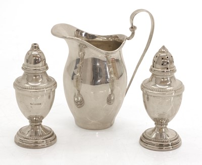 Lot 18 - A collection of three silver table items
