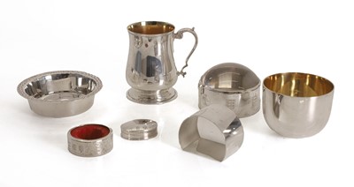 Lot 23 - A collection of Guernsey silver