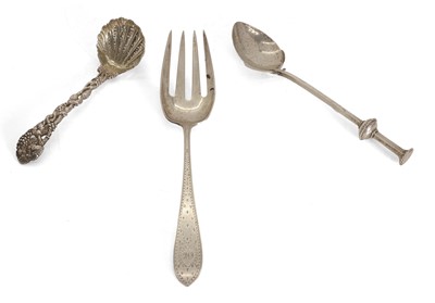 Lot 34 - A group of silver utensils