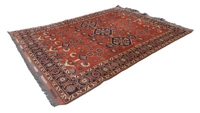 Lot 435 - A Turkish wool rug