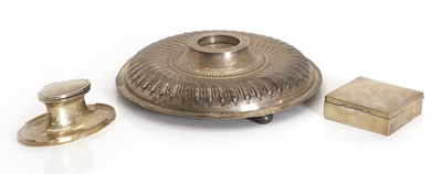 Lot 43 - A Victorian silver centrepiece stand or base