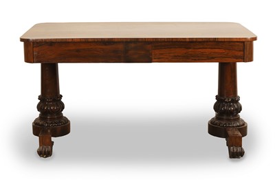 Lot 546 - A mahogany sofa table
