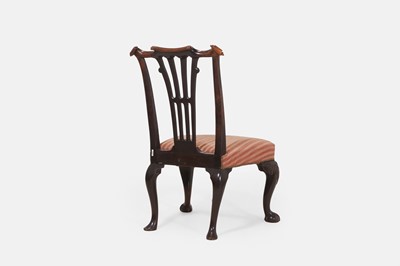 Lot 219 - A George II walnut side chair