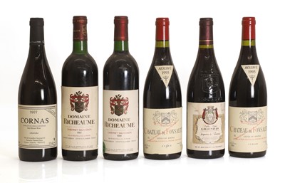 Lot 392 - A selection of French red wines