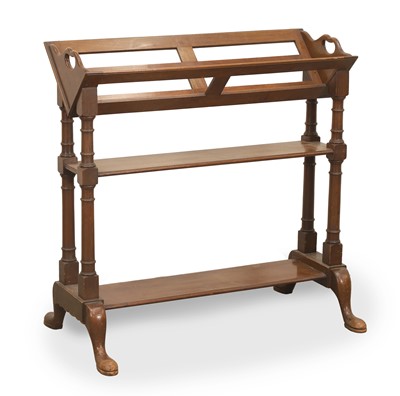 Lot 568 - A late Victorian mahogany book trough