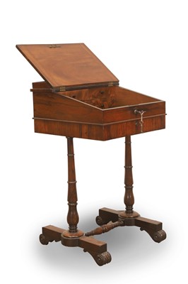 Lot 502 - A George IV mahogany work table
