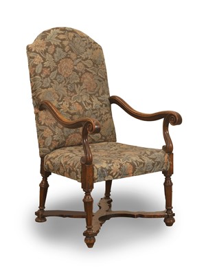 Lot 520 - A Dutch armchair