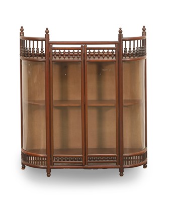 Lot 529 - A Chinese hardwood glazed display cabinet