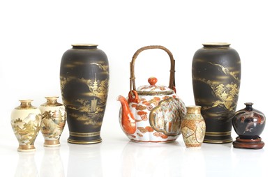 Lot 51 - A collection of Japanese satsuma