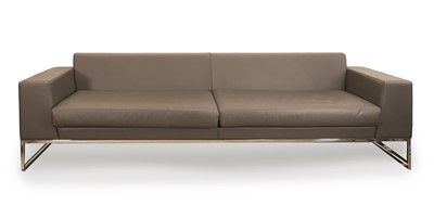Lot 525 - Boss Design leather settee